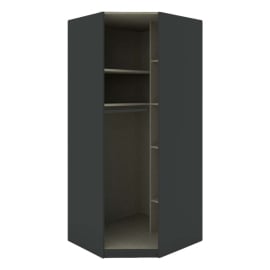 КОРПУС ЗА ЪГЛОВ ГАРДЕРОБ ЗА 1 ВРАТА ЮНИТ 91,1/91,1/210 СМ