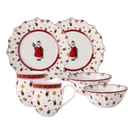 XMAS TOY'S DELIGHT SANTA СЕРВИЗ 6 ЧАСТИ