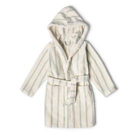 VIVIA STRIPE ДЕТСКИ ХАЛАТ С КАЧУЛКА ЖАКАРД 8/10 ГОДИНИ