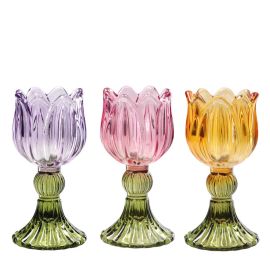 SPRING ПОСТАВКА ЗА СВЕЩ 7/14 СМ АСОРТИ