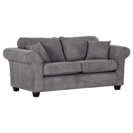 ТЪМНО СИВ ДВУМЕСТЕН ДИВАН КОАТ 190/90/70 СМ