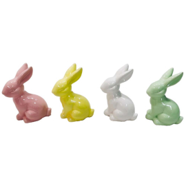 LUCKY RABBIT ДЕКО ЗАЙЧЕ АСОРТИ 10.3/7.1/14.2 CM