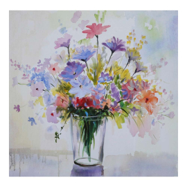 BLUMENVASE КАРТИНА 85/85 СМ