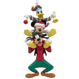 MICKEY, DONALD & GOOFY КОЛЕДНА ИГРАЧКА ЗА ЕЛХА 6/4/13.5 СМ
