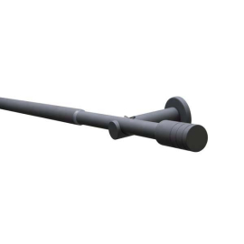 КОРНИЗ ТЕЛЕСКОПИЧЕН 120-210СМ КАМЕННО СИВО