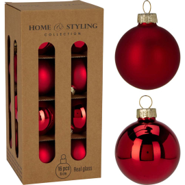 СЕТ 16 БР. КОЛЕДНИ ТОПКИ ЗА ЕЛХА 6 СМ