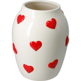 HEART КЕРАМИЧНА ВАЗА СЪРЦЕ 18 СМ