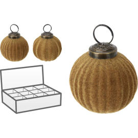 КОЛЕДНА ТОПКА 8 СМ АСОРТИ