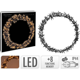 LED ДЕКОРАТИВЕН ВЕНЕЦ 48СМ