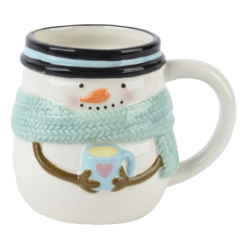 КОЛЕДНА ЧАША СНЕЖЕН ЧОВЕК 10/11 СМ