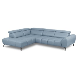 СИНЯ ЪГЛОВА ГАРНИТУРА АЕРО С ЕЛЕКТРИЧЕСКА ФУНКЦИЯ 224/294/92 СМ