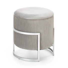 СИВА ТАБУРЕТКА - РАКЛА КРИКЕТ 40/40/46 СМ