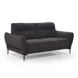 ЧЕРНО-КАФЯВ ТРИМЕСТЕН ДИВАН С ФУНКЦИЯ СЪН ОЛИВИЯ 182/110/90H СМ