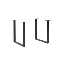 КОМПЛЕКТ ЧЕРНИ КРАКА ЗА ТРАПЕЗНА МАСА ТЕХНИКА 68/19,9/70 СМ