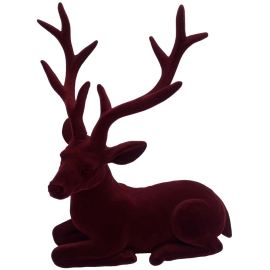 HOLY CHRISTMAS VELVET КОЛЕДНА СТАТУЕТКА ЕЛЕН 24 СМ