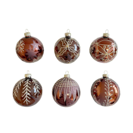 HOLY CHRISTMAS КОЛЕДНА ТОПКА 6 СМ АСОРТИ