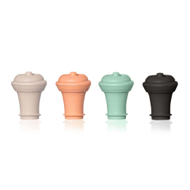 VACUUM WINE STOPPERS СЕТ ТАПИ ЗА БУТИЛКИ 4 БР. 7.2x11.2x3.5СМ