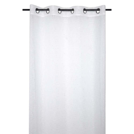 CELIAN ПЕРДЕ ТЪНКО С КАПСИ БЯЛ  135/260СМ