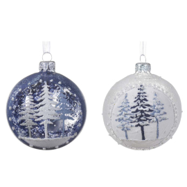 КОЛЕДНА ТОПКА 8 СМ АСОРТИ