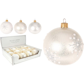 КОЛЕДНА ТОПКА 8 СМ АСОРТИ