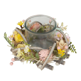 COTTAGE SPRING ВЕЛИКДЕНСКА ПОСТАВКА ЗА СВЕЩ 20/11.5 СМ