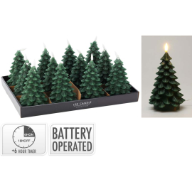 LED КОЛЕДНА СВЕЩ ЕЛХА 11/17 СМ