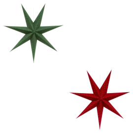 STAR КОЛЕДНА ДЕКОРАЦИЯ ЗВЕЗДА 72/20 СМ АСОРТИ