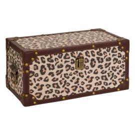 TELNA LEOPARD PRINT ДЕКО КУТИЯ S 34/19/16 СМ