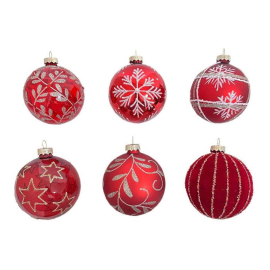 HO, HO, HOLIDAYS! КОЛЕДНА ТОПКА ЧЕРВЕНА 8 CM АСОРТИ
