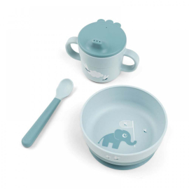ELPHEE BLUE КОМПЛЕКТ ЗА ПЪРВО ХРАНЕНЕ С ВАКУУМ 3 ЧАСТИ