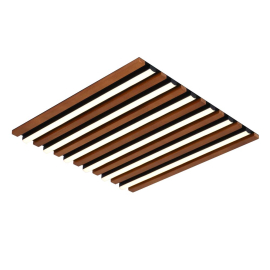 WOOD ПЛАФОНИЕРА 45X45СМ 15W 3000К