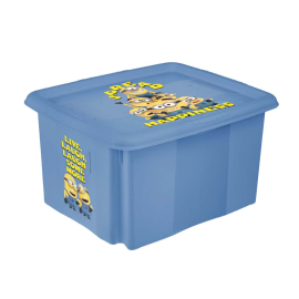 MINIONS ДЕТСКА КУТИЯ ЗА СЪХРАНЕНИЕ С КАПАК 24 ЛИТРА