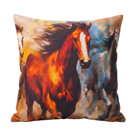 HORSES ДЕКОРАТИВНА ВЪЗГЛАВНИЦА 60X60СМ