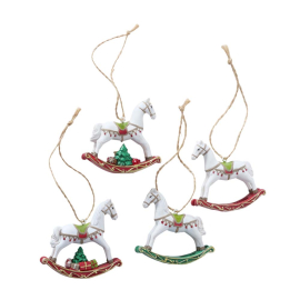 DELIGHT КОЛЕДНА ВИСУЛКА ЗА ЕЛХА КОНЧЕ 7 СМ АСОРТИ