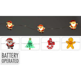 LED КОЛЕДНИ ЛАМПИЧКИ С 3D ФИГУРИ АСОРТИ