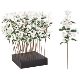 BERRY LEAF КОЛЕДНО КЛОНЧЕ 60 СМ БЯЛ