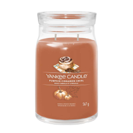 PUMPKIN CINNAMON SWIRL АРОМАТНА СВЕЩ ГОЛЯМ БУРКАН 567 ГР