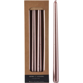 METALLIC СЕТ 4 БР. СВЕЩ 30 СМ РОЗОВ