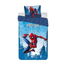 SPIDERMAN ДЕТСКИ СПАЛЕН КОМПЛЕКТ ПАМУК ДВУЛИЦЕВ 2 ЧАСТИ