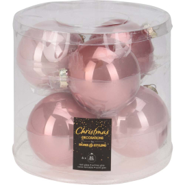 СЕТ 6 БР. КОЛЕДНИ ТОПКИ 8 СМ