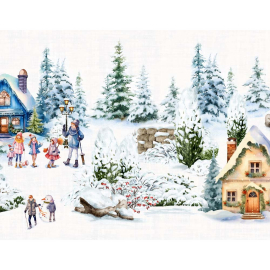 XMAS SNOW TALE ПОДЛОЖКИ ЗА СЕРВИРАНЕ СЕТ 2БР 30/45СМ