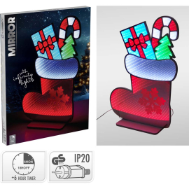 INFINITY SANTA LED НАСТОЛНА ЛАМПА КОЛЕДЕН БОТУШ