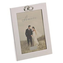 AMORE ПОСРЕБРЕНА РАМКА ЗА СНИМКА 13/18 СМ