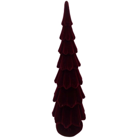 HOLY CHRISTMAS VELVET КОЛЕДНА СТАТУЕТКА ЕЛХА 24 СМ