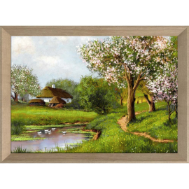 BLOOMING КАРТИНА С РАМКА 70/100 СМ