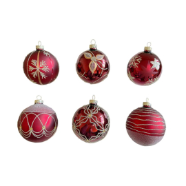 HOLY CHRISTMAS КОЛЕДНА ТОПКА 8 СМ АСОРТИ