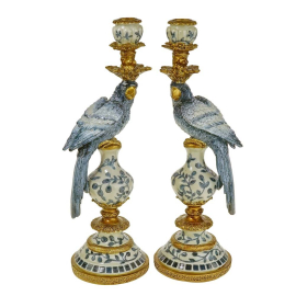PARROTS СВЕЩНИК 39.5 СМ АСОРТИ