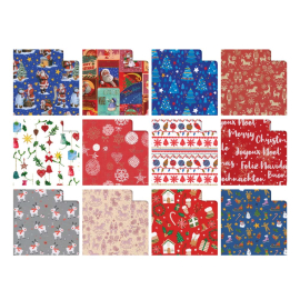 КОЛЕДНА ОПАКОВЪЧНА ХАРТИЯ АСОРТИ 2Х0.7 M