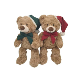 HOLY CHRISTMAS VELVET КОЛЕДНА ПЛЮШЕНА ИГРАЧКА МЕЧЕ 22 СМ АСОРТИ