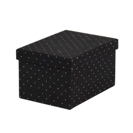 RHINESTONES VELVET КОЛЕДНА ПОДАРЪЧНА КУТИЯ 28/20/15.5 СМ